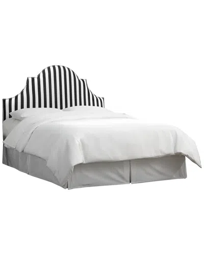 Skyline Furniture High Arch Notched Headboard In Black