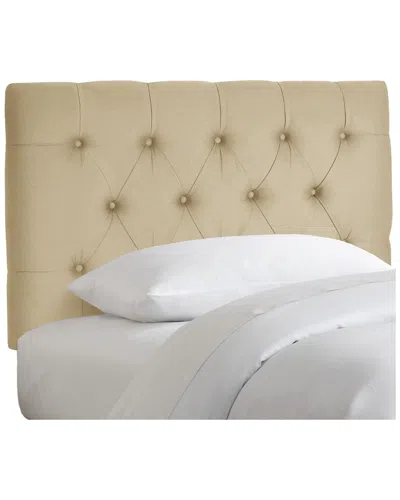 Skyline Furniture Kids' Diamond Tufted Headboard In Neutral
