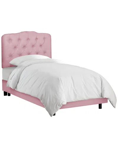 Skyline Furniture Kids' Tufted Bed In Pink