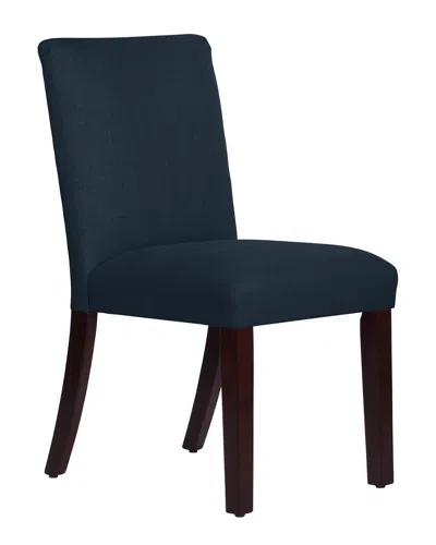 Skyline Furniture Navy Linen Dining Chair