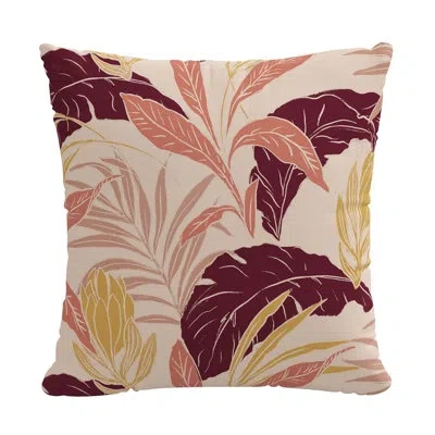 Skyline Furniture Pillow Case In Protea Palm In Pillow Cover Only - No Insert