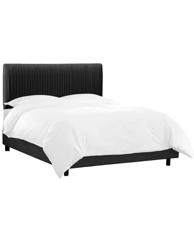 Skyline Furniture Pleated Bed In Neutral