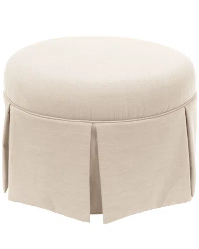Skyline Furniture Round Skirted Ottoman