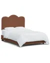 Skyline Furniture Scallop Bed In Red
