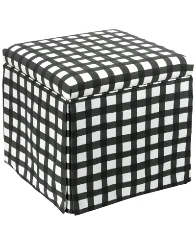Skyline Furniture Skirted Storage Ottoman