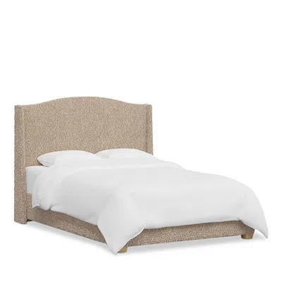 Skyline Furniture Sparrow & Wren Amalia Bed In Plush Boucle, Queen In Brown