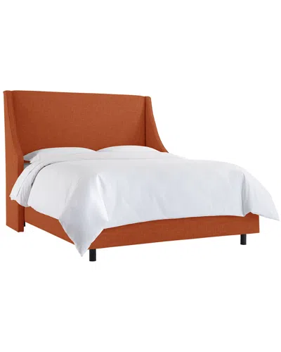 Skyline Furniture Swoop Arm Wingback Bed