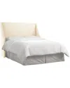Skyline Furniture Swoop Arm Wingback Bed