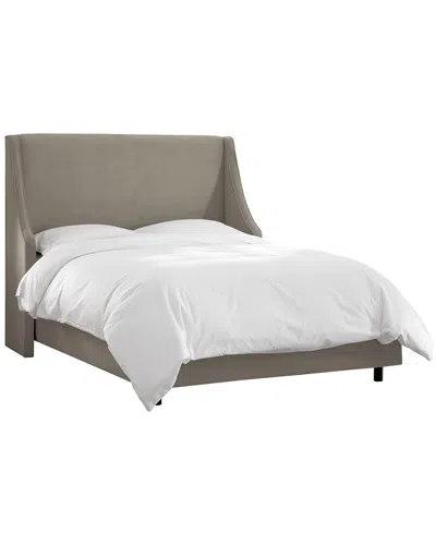 Skyline Furniture Swoop Arm Wingback Bed