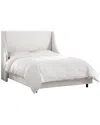 Skyline Furniture Swoop Arm Wingback Bed