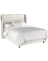 Skyline Furniture Tufted Wingback Bed