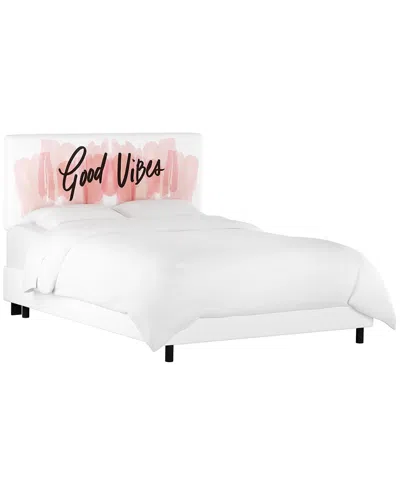 Skyline Furniture Upholstered Bed In White