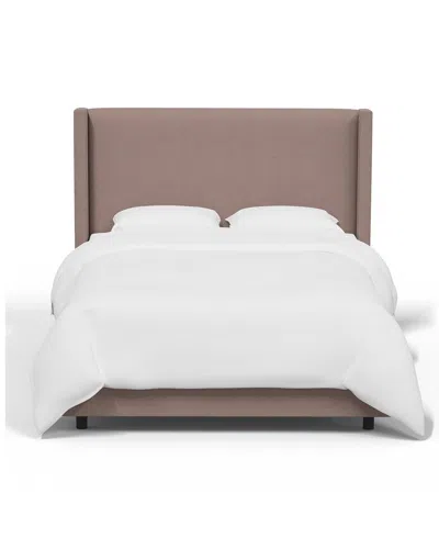Skyline Furniture Upholstered Bed Linen In Brown