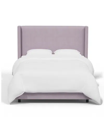 Skyline Furniture Upholstered Bed Linen In Purple