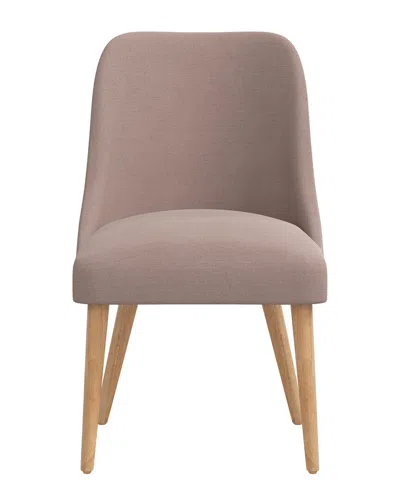 Skyline Furniture Upholstered Dining Chair Linen In Brown