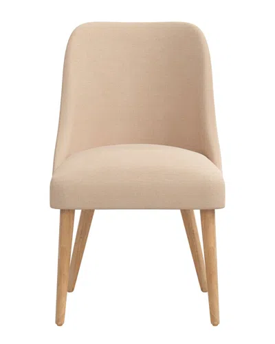 Skyline Furniture Upholstered Dining Chair Linen In Brown