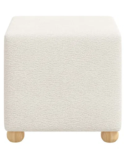 Skyline Furniture Upholstered Ottoman In Brown