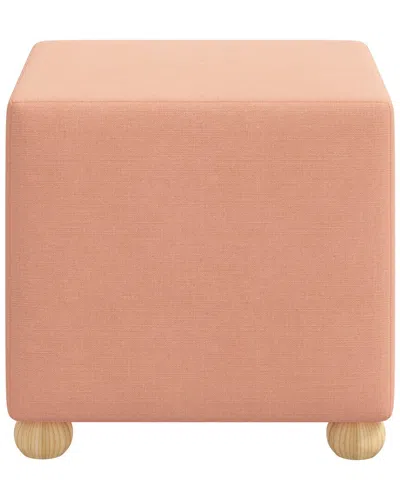 Skyline Furniture Upholstered Ottoman Linen
