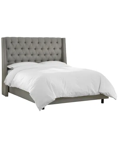 Skyline Furniture Wingback Bed