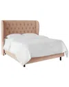 Skyline Furniture Wingback Bed