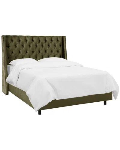 Skyline Furniture Wingback Bed