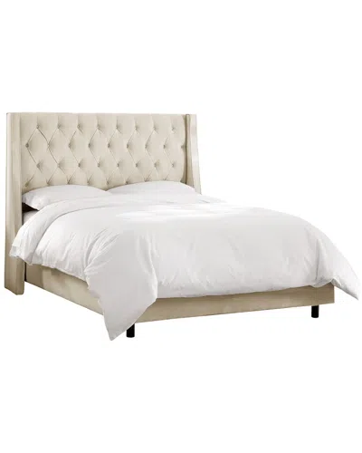 Skyline Furniture Wingback Bed In Neutral