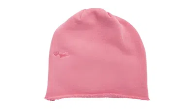 Pre-owned Skylrk Fleece Beanie In Gum In Pink