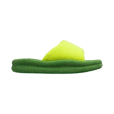 Pre-owned Skylrk Rest Slide 'tennis' | Yellow | Men's Size 10