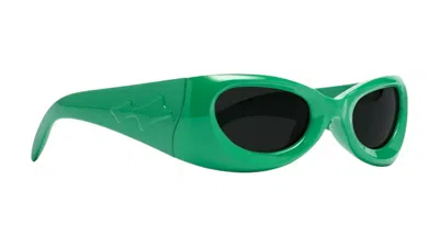 Pre-owned Skylrk Upside Down Bionylon Sunglasses In Golf In Green