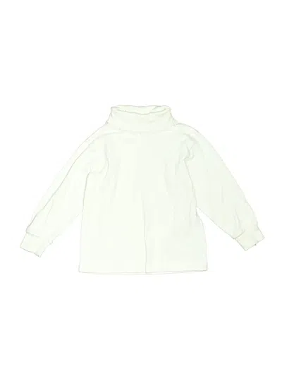 Pre-owned Skyr Kids' Long Sleeve Turtleneck In White