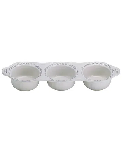 Skyros Designs Villa Beleza 3-part Tray In White