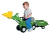 Skyteam Technology Farm Tractor With Big Scoop And Trailer Ride On In Multi