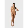Skytights Cabincomfort 70 Denier Sheer Compression Tights Skin Tone And Black Shades In Chestnut Nude