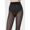 Skytights Cabincomfort Compression Tights In Black Tights