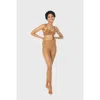 Skytights Jetset Comfort Tights In Brown