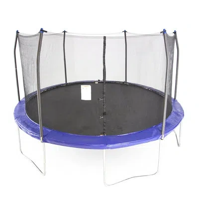 Skywalker Trampolines 15ft Round Trampoline With Enclosure  Blue