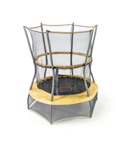 Skywalker Trampolines Activplay 48" Round Safari Explorer Mini Bouncer With Enclosure In Tan