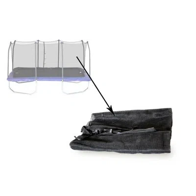 Skywalker Trampolines Pre-packaged 15x9 Rectangle Enclosure Netting In Black