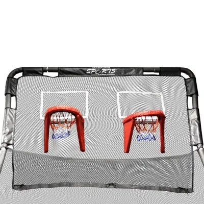 Skywalker Trampolines Skywalker Sports Double Basketball Accessory Kit - 12' Trampoline In Black