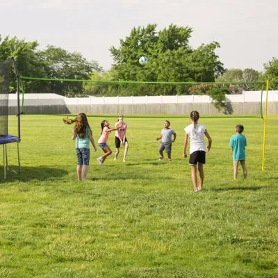 Skywalker Trampolines Volleyball Net Enclosure Attachment In Black