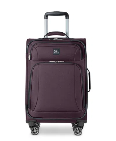 Skyway Epic 20" Carry-on Spinner Suitcase In Plum