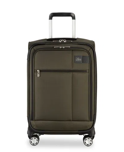 Skyway Sigma 20 Inch 7.0 Soft Side Carry-on Spinner Suitcase In Pine Green