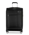 Skyway Sigma 24 Inch 7.0 Soft Side Check-in Spinner Suitcase In Black