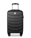 Skyway Silverton 23" Carry-on Spinner Suitcase In Black