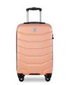 Skyway Silverton 23" Carry-on Spinner Suitcase In Orange