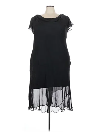 Pre-owned Sl Fashions Casual Dress In Black