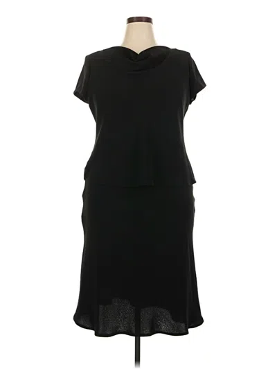 Pre-owned Sl Fashions Casual Dress In Black