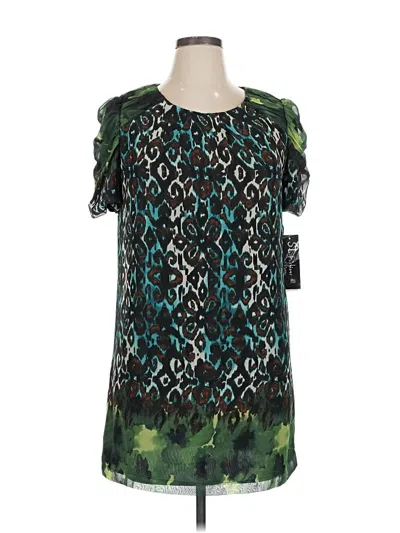 Pre-owned Sl Fashions Casual Dress In Green
