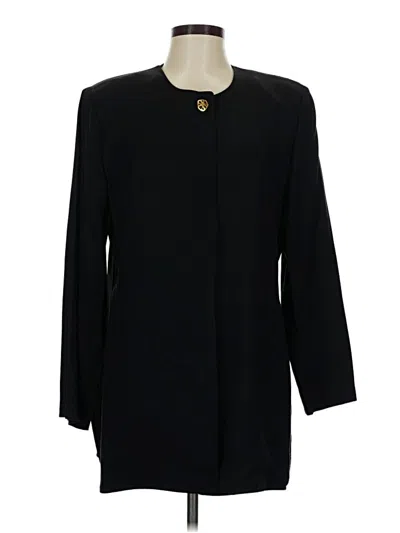 Pre-owned Sl Fashions Coat In Black