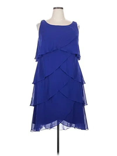 Pre-owned Sl Fashions Cocktail Dress In Blue